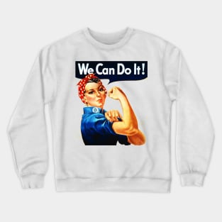 feminism ! we can do it Crewneck Sweatshirt